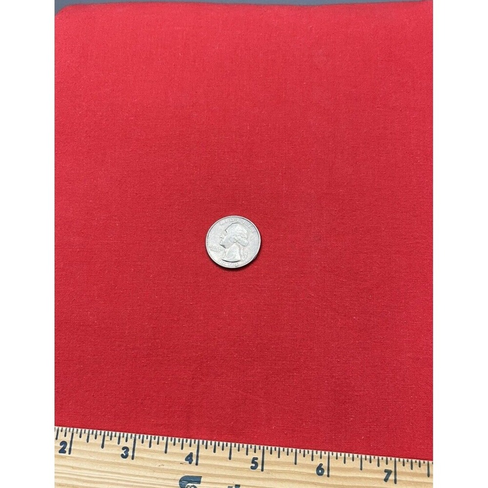 Quilt Craft Fabric 100% Cotton Material Bright Red Solid Color‎ DIY Project Sew